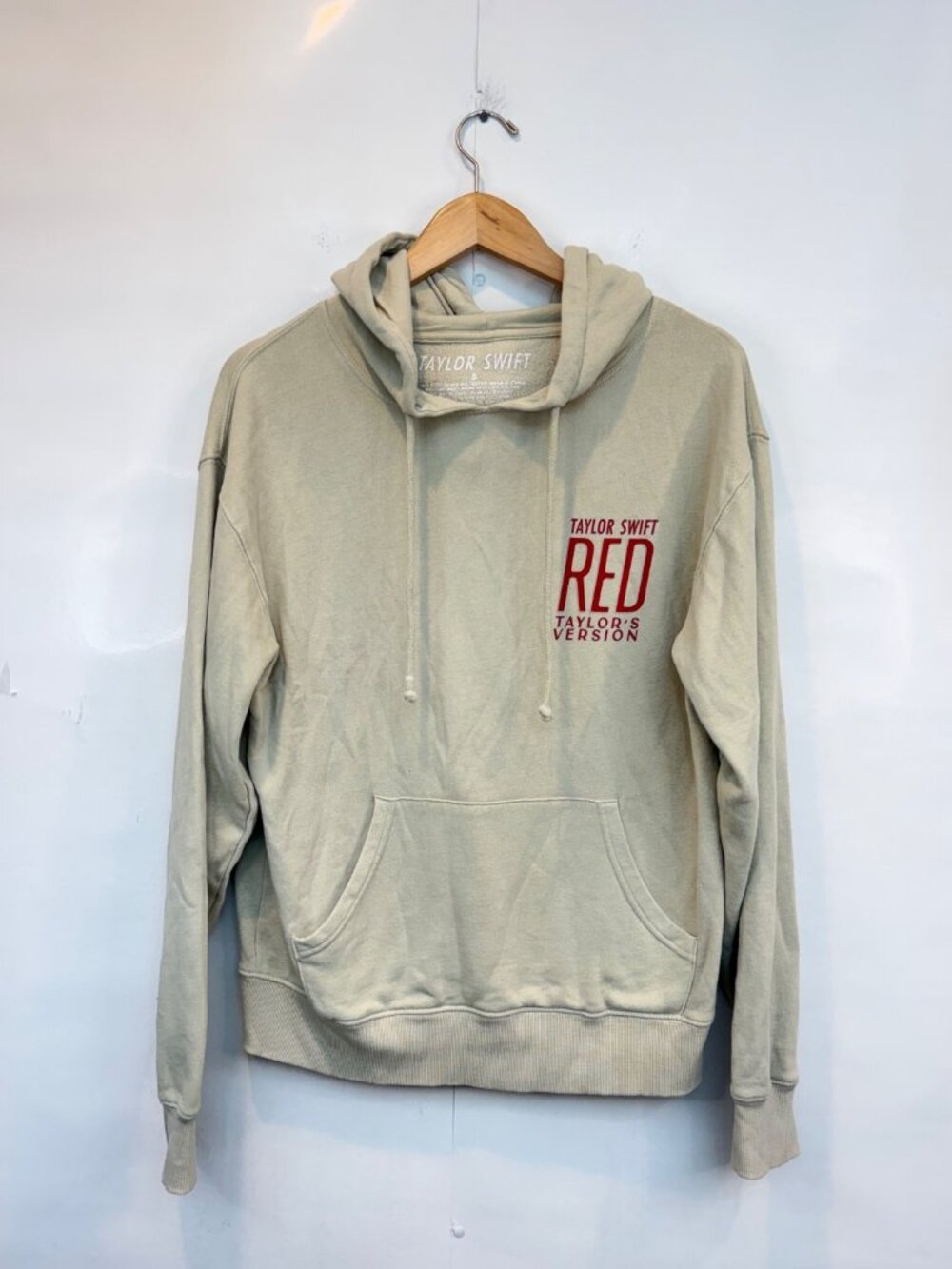 Taylor Swift Taylor's Version RED Album Cover Hoodie Size Small Official Merch